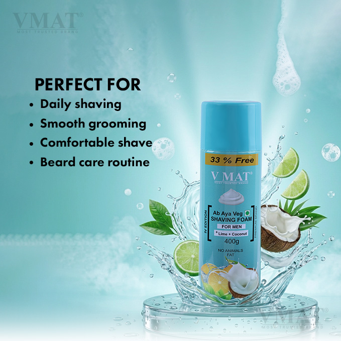 VMAT Lime & Coconut Shaving Foam for Men